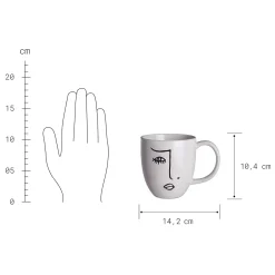 Butlers LINE ART Tasse- Tassen & Becher