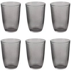 Butlers LINEE Trinkglas 6er-Set- Wassergläser