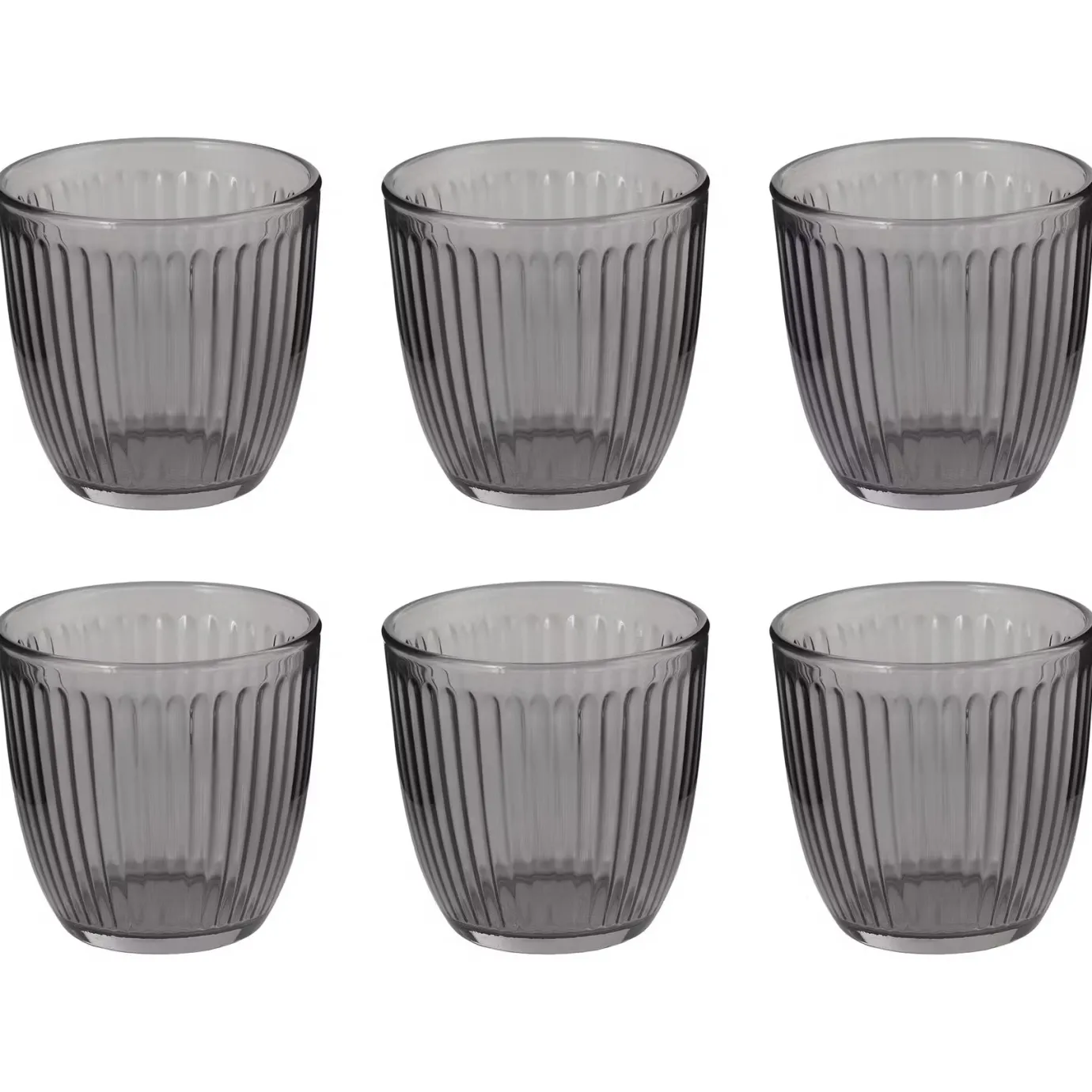 Butlers LINEE Trinkglas 6er-Set- Wassergläser