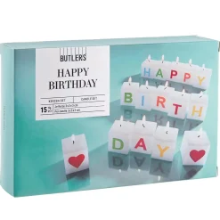 Butlers LOVE LETTERS Kerzen-Set 15-tlg.- Kerzen