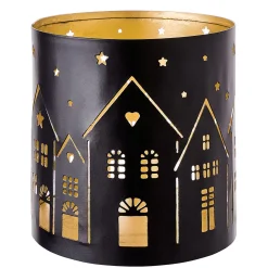 Butlers LUMINOUS Windlicht Häuser- Windlichter|Kerzenhalter & Kerzenständer
