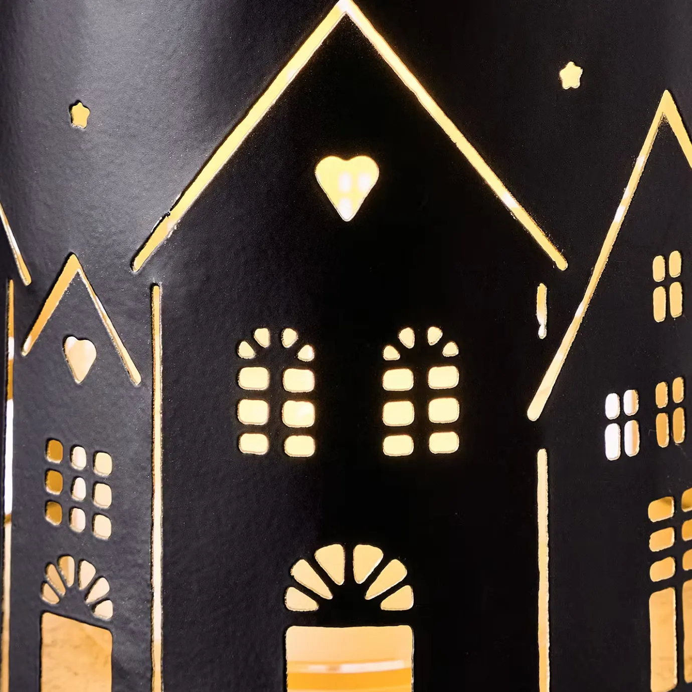 Butlers LUMINOUS Windlicht Häuser- Windlichter|Kerzenhalter & Kerzenständer