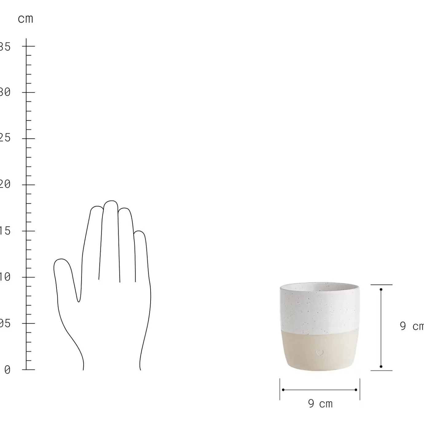 Butlers ME TIME Tasse Herz 6er-Set- Tassen & Becher