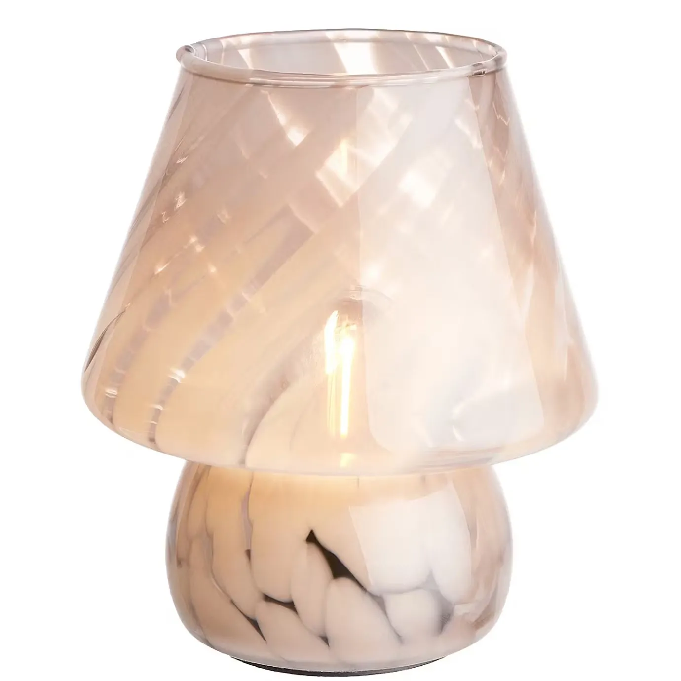 Butlers MISS MARBLE LED-Leuchte- Tischlampen