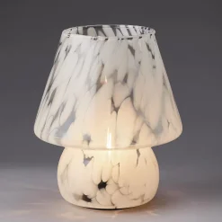 Butlers MISS MARBLE LED-Leuchte- Tischlampen