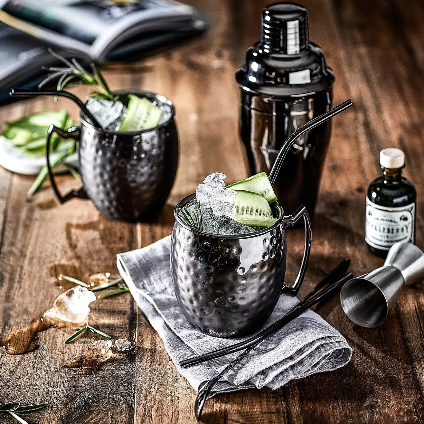 Butlers MOSCOW MULE Becher 4er-Set- Cocktailgläser