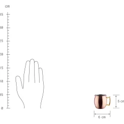 Butlers MOSCOW MULE Mini-Becher 4er-Set- Wassergläser