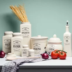 Butlers MRS. WINTERBOTTOM'S Mehldose 2er-Set- Aufbewahrungsgläser