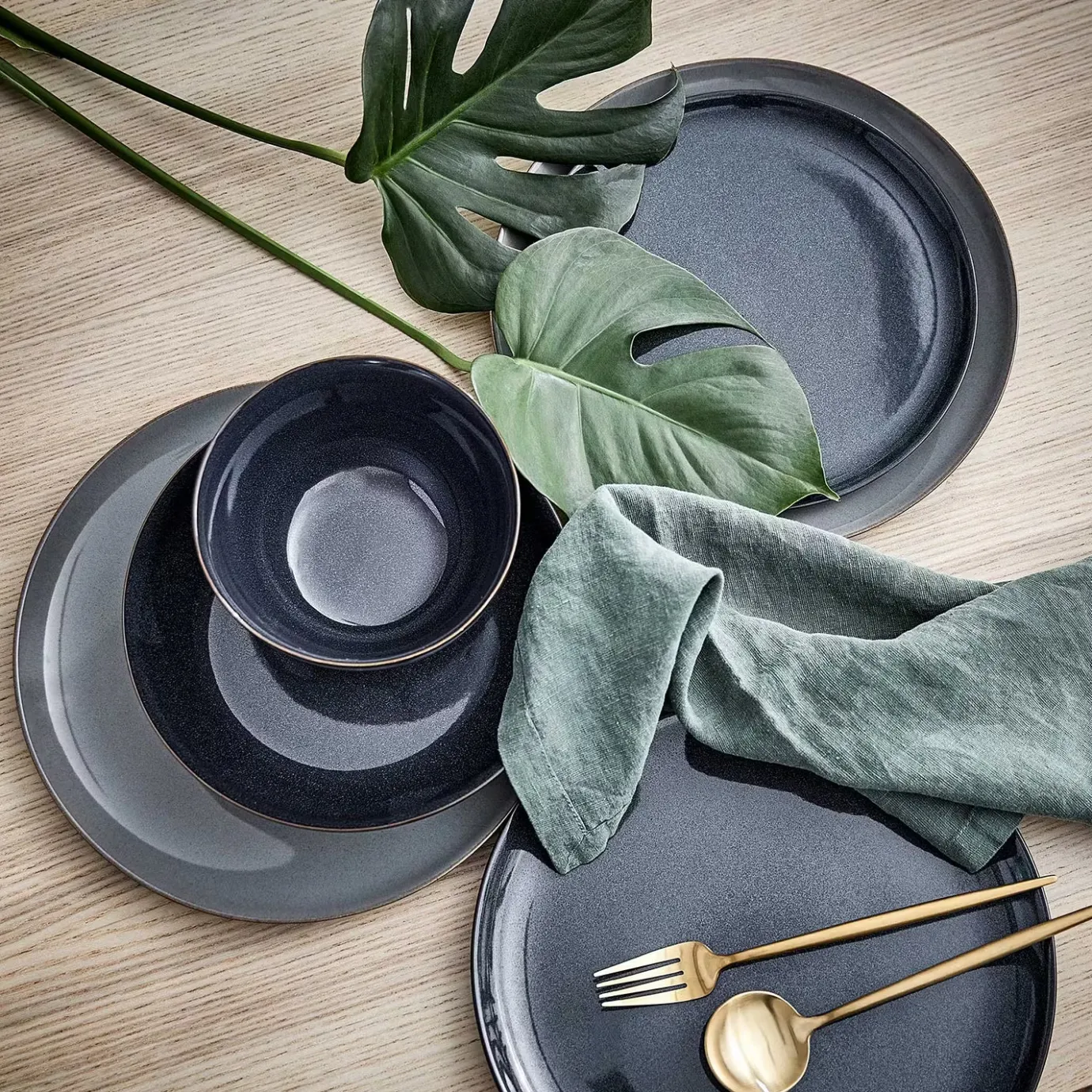 Butlers NATIVE Dinnerteller 4er-Set- Teller