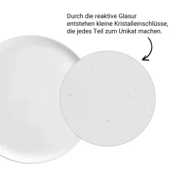 Butlers NATIVE Frühstücksteller 4er-Set- Teller