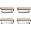 Butlers NATURALS Lunchbox 4er-Set- Aufbewahrungsdosen