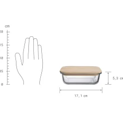 Butlers NATURALS Lunchbox 4er-Set- Aufbewahrungsdosen