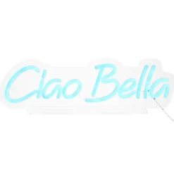 Butlers NEON VIBES LED-Leuchte Ciao Bella- Tischlampen