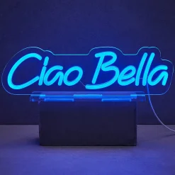Butlers NEON VIBES LED-Leuchte Ciao Bella- Tischlampen