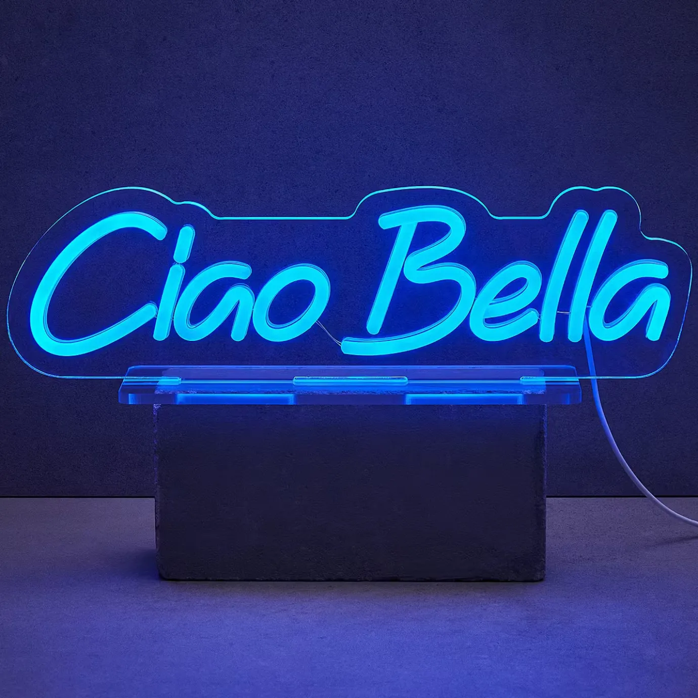 Butlers NEON VIBES LED-Leuchte Ciao Bella- Tischlampen