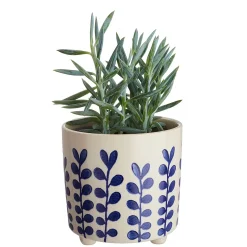 Butlers NEW DELFT Blumenübertopf 4er-Set- Blumentöpfe & Übertöpfe