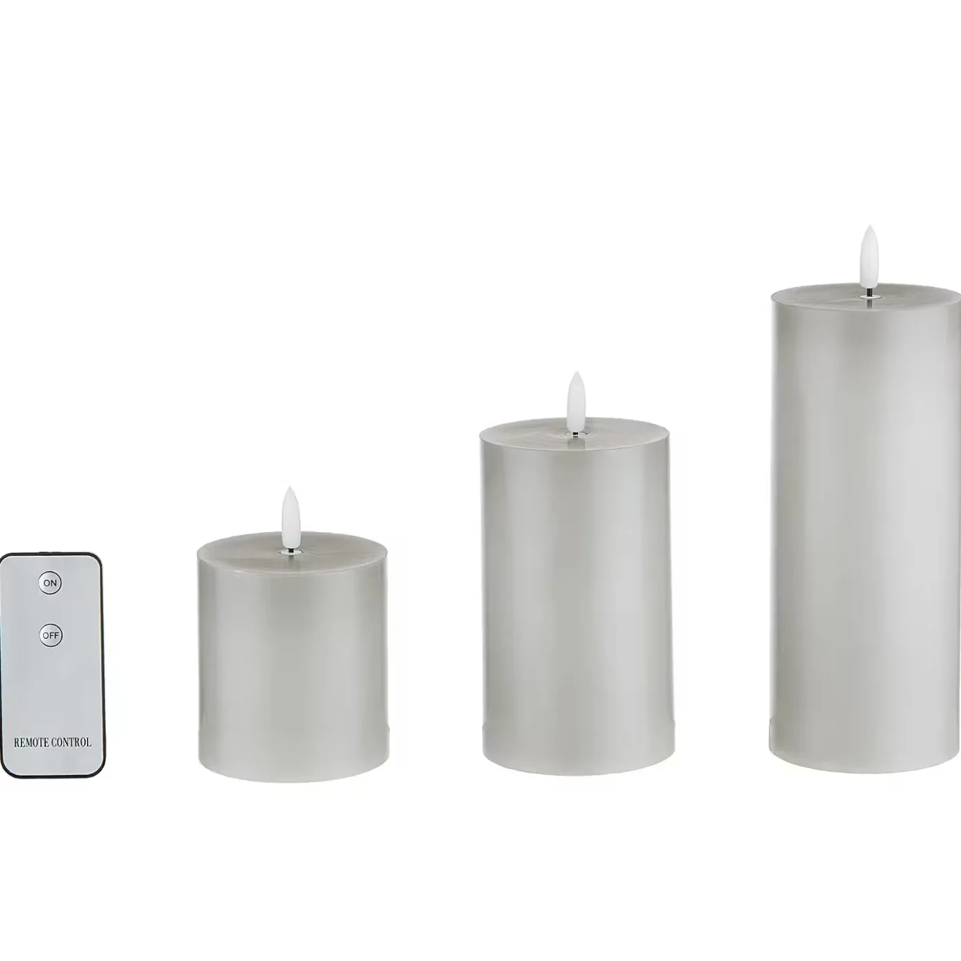 Butlers NORDIC LIGHT LED-Kerzen-Set 4-tlg.- Lichterketten