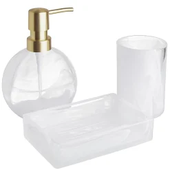 Butlers PEARL Seifenspender 4er-Set- Bad-Accessoires