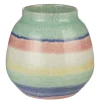 Butlers PRAIA Vase Streifen 4er-Set- Vasen
