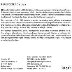 Butlers PURE POETRY Räucherstäbchen Ciel Liebre- Raumdüfte|Raumdüfte & Diffuser