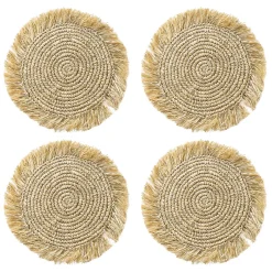 Butlers RAFFIA Platzset 4er-Set- Tischdecken