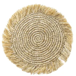 Butlers RAFFIA Platzset 4er-Set- Tischdecken