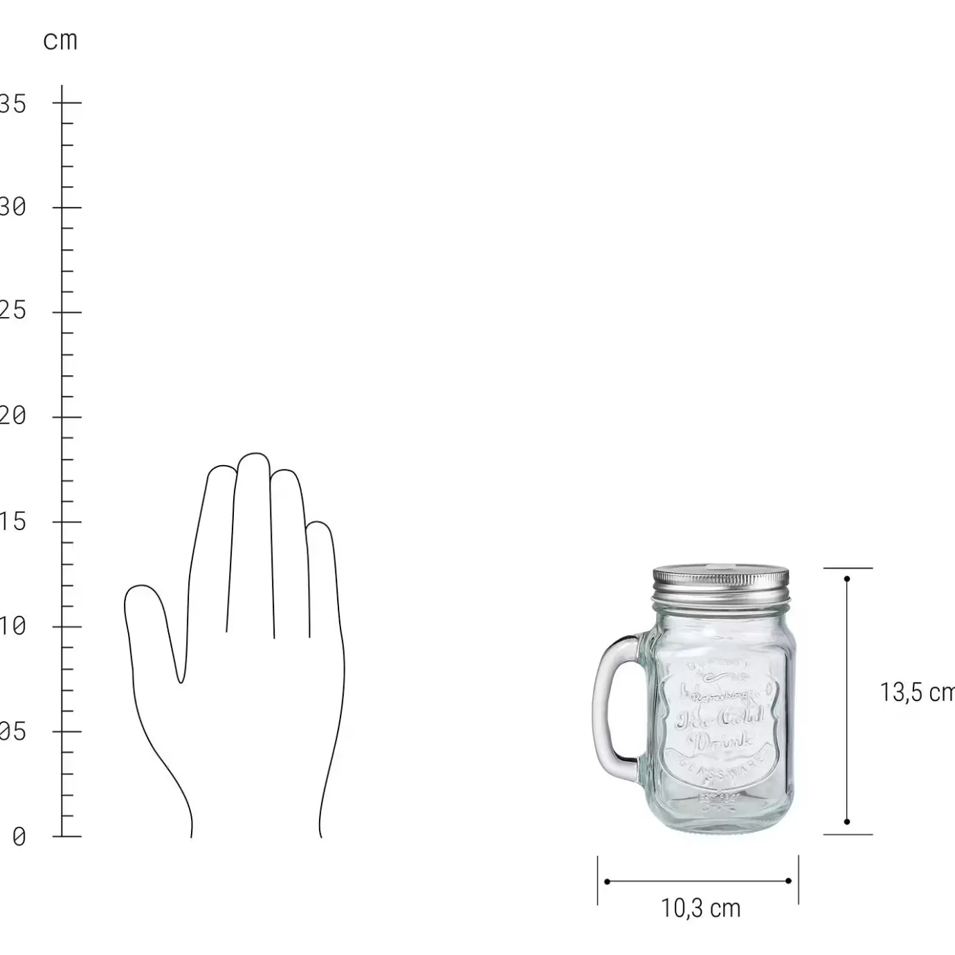 Butlers REFRESH Trinkglas 6er-Set- Wassergläser