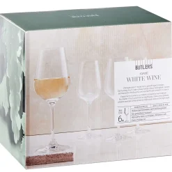 Butlers SANTÉ Weißweinglas 6er-Set- Weingläser