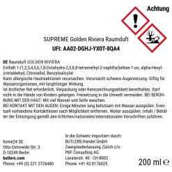 Butlers SUPREME Raumduft Golden Riviera- Raumdüfte|Raumdüfte & Diffuser