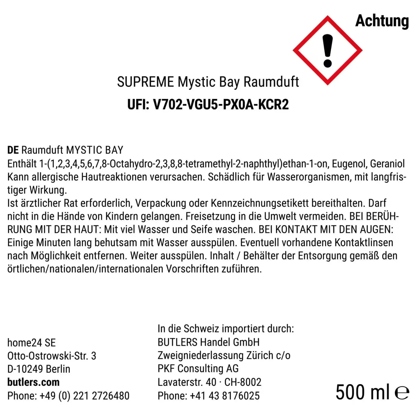 Butlers SUPREME Raumduft Mystic Bay- Raumdüfte|Raumdüfte & Diffuser