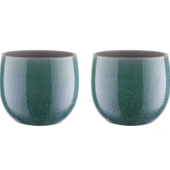 Butlers TERRANO Blumentopf 2er-Set- Blumentöpfe & Übertöpfe