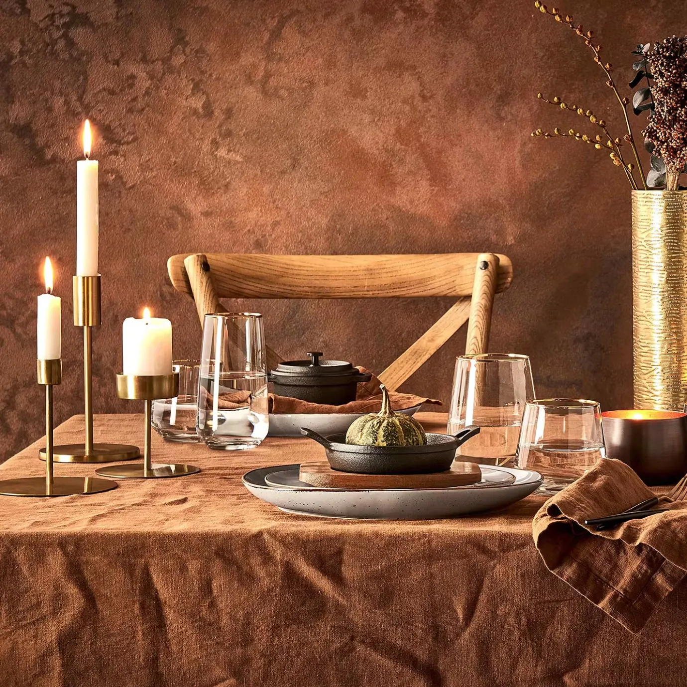 Butlers TOUCH OF GOLD Wasserglas 6er-Set- Wassergläser