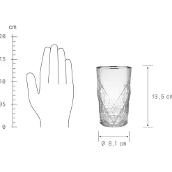Butlers UPSCALE Longdrinkglas 6er-Set- Cocktailgläser