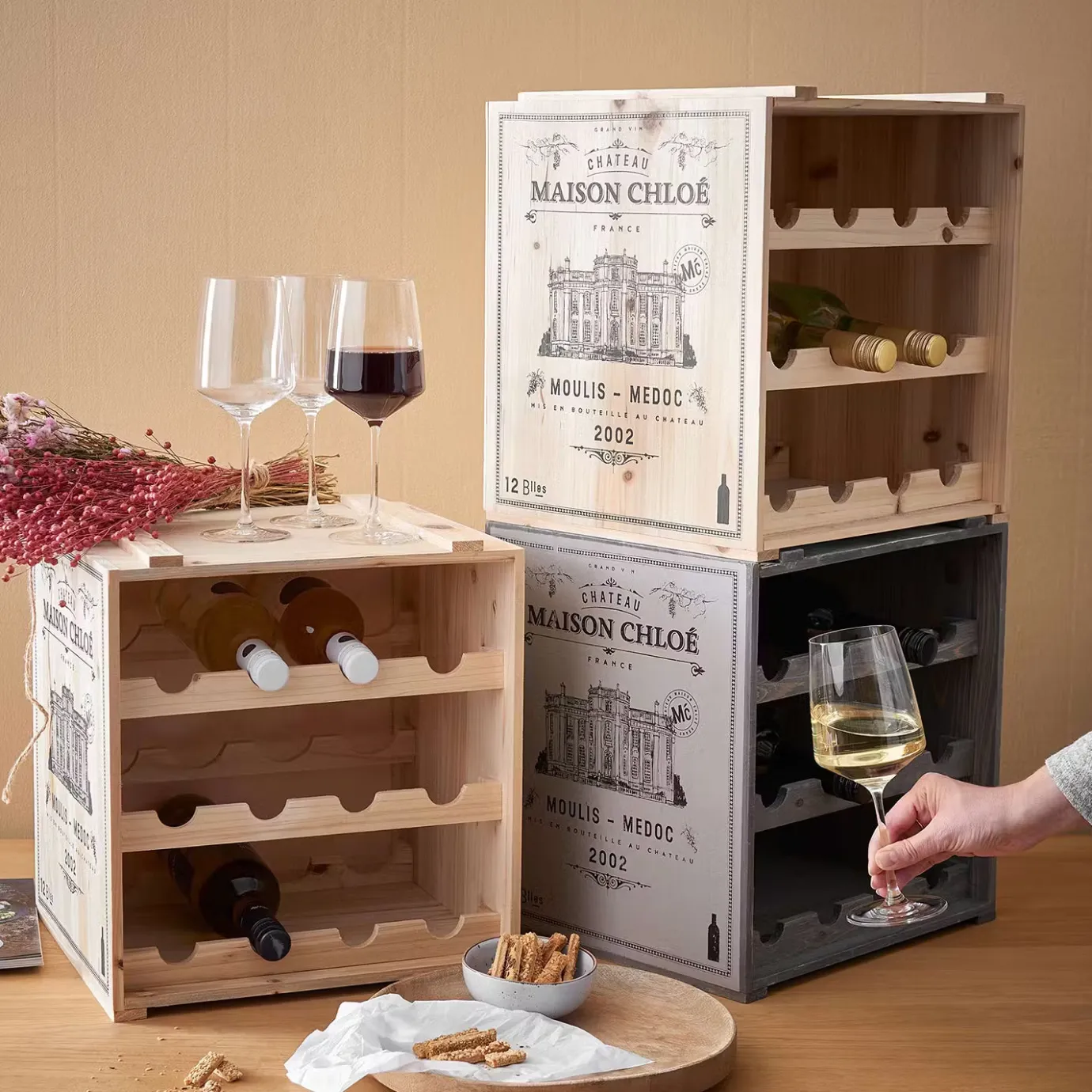 Butlers VINOTHEK Weinregal- Möbel