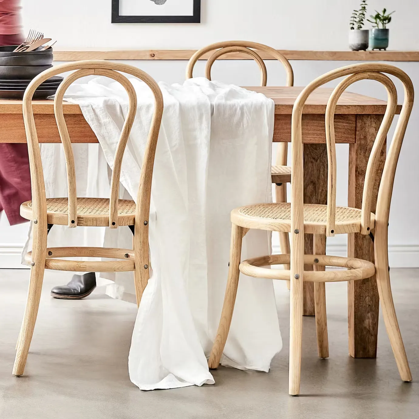 Butlers WIENER MELANGE Stuhl 2er-Set- Möbel