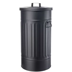 Butlers ZINC Mülltonne Oskar- Mülleimer